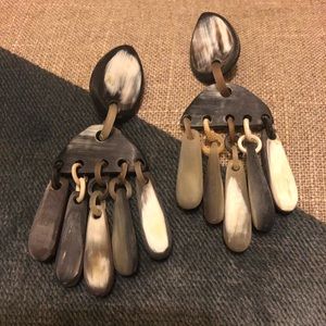 Buffalo Horn Earrings